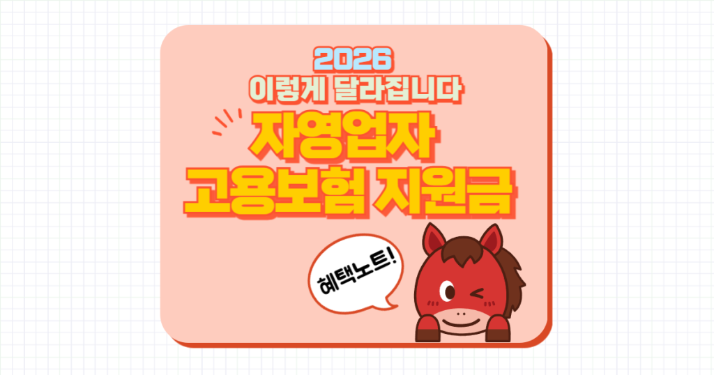 자영업자 고용보험 지원금 신청 조건과 환급액 총정리